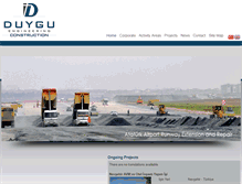 Tablet Screenshot of duygumuhendislik.com